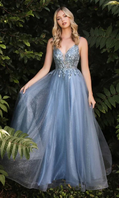 ball gown prom dressesSheer-Corset Long Prom Ball Gown CD0154