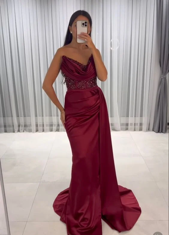 elegant prom dressesSexy Mermaid Long Prom Dress,Pageant Dress Y7070