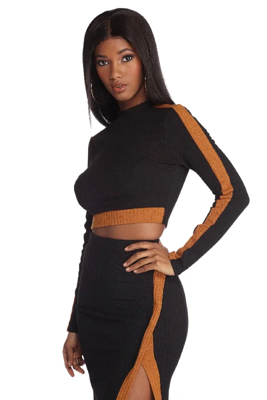 women's tops for fashion-forward individualsShut It Down Crop Top