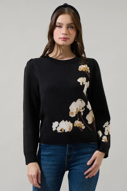 Cashmere Children's SweatersNathalia Floral Sweater