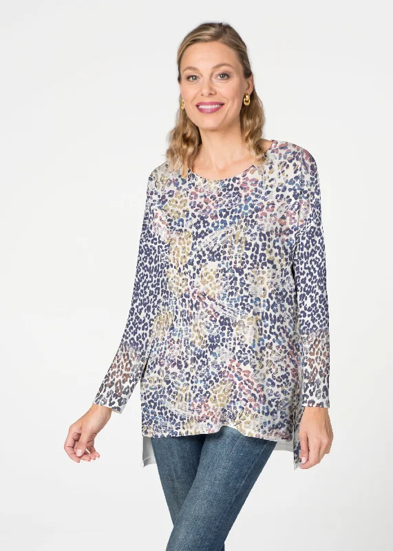 women's tops for those who appreciate subtle and muted tonesBrushed Jaguar Beige  (7660) Slouchy Butterknit Top