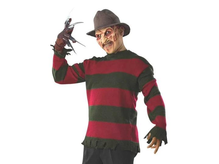 Designer Funky Hooded SweatersDeluxe Adult Freddy Krueger sweater