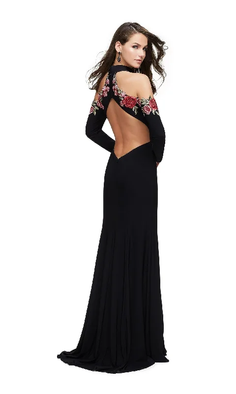 budget-friendly prom dressesLa Femme 25807 Long Prom Dress