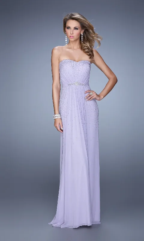 prom dress cleaningLa Femme Embellished-Jersey Prom Dress 21237