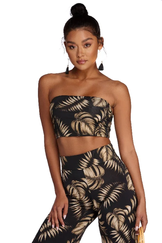 women's tops for cocktail partiesIsland Vibes Tube Top