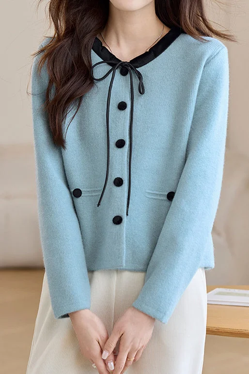 Extra-Large SweatersChanel-style Knitted Cardigan