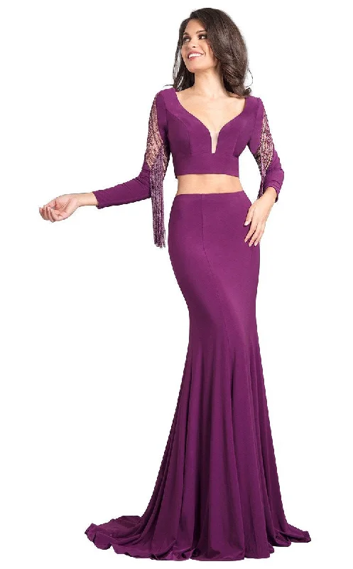 High-Neck DressRachel Allan 8326 Dress