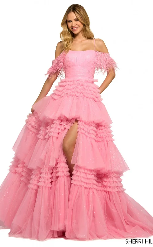 Ruffle DressSherri Hill 55507 Dress